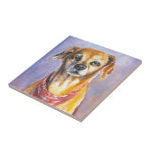 Hund 2 fliese (Seite)