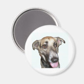 Hund 2, Magnet (Vorderseite/Rückseite)