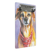 Hund 2 mini klemmbrett (Schrägansicht)