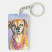 Hund 2 schlüsselanhänger (Rückseite)