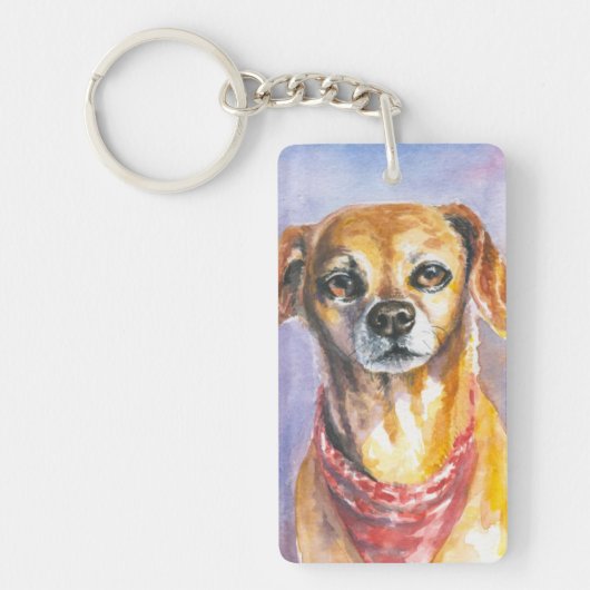 Hund 2 schlüsselanhänger (Vorderseite)