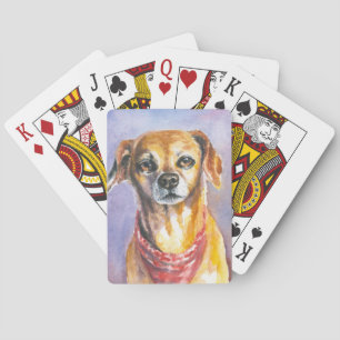 Hund 2 spielkarten