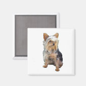 Hund 4 A Magnet (Vorderseite/Rückseite)
