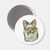 Hund 4B, Yorkshire Terrier, Magnet (Vorderseite/Rückseite)