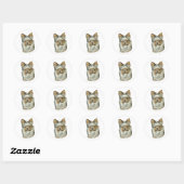 Hund 4B, Yorkshire Terrier, Stickers (Blatt)