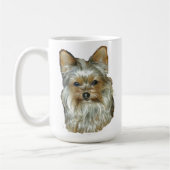 Hund 4B, Yorkshire Terrier, Tasse (Links)