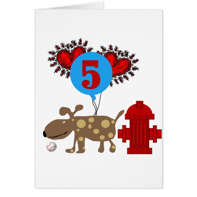 Hund 5th Birthday Shirts und Geschenke (Vorne)