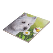 Hund 83 Westie Fliese (Seite)