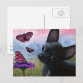 Hund 91 Chihuahua Postkarte (Vorne/Hinten)