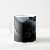 Hund 94 schwarz Chihuahua Kaffeetasse (Vorderseite Links)