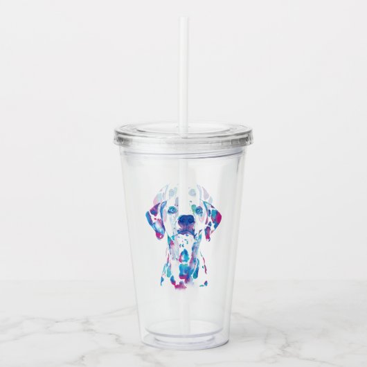 Hund Acryltrinkbecher (Vorderseite)