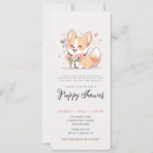 Hund Adoption Party Corgi Welpendusche