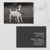 Hund Agog Visitenkarte (Vorne/Hinten)