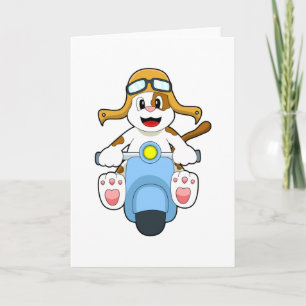 Hund als Biker mit Scooter.PNG Karte