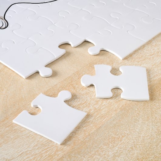 Hund als Bräutigam mit Ribbon Puzzle (Seite)