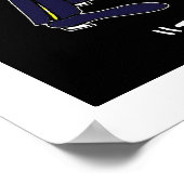 Hund als festgelegter Treiber Poster (Ecke)