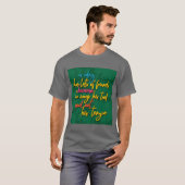 Hund als freundliches Geschenk T-Shirt (Vorne ganz)