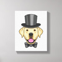 Hund als Groom mit Bow