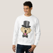 Hund als Groom mit Bow Sweatshirt (Vorne ganz)