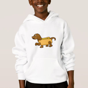 Hund als Hotdog Hoodie