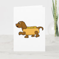 Hund als Hotdog