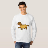 Hund als Hotdog T-Shirt (Vorne ganz)