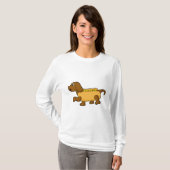 Hund als Hotdog T-Shirt (Vorne ganz)