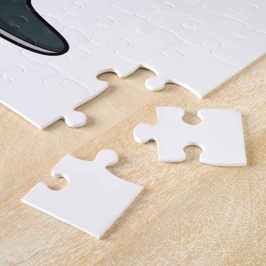 Hund als Polizeibeamter mit Polizeiuniform Puzzle (Seite)