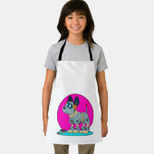 Hund als Roboter Schürze (Insitu)