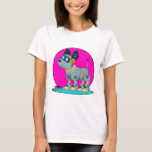 Hund als Roboter T-Shirt (Vorderseite)
