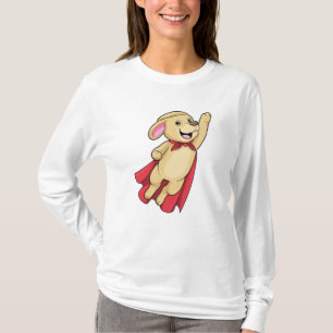 Hund als Superheld mit Kap T-Shirt