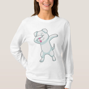 Hund am Hip Hop Dance Dab T-Shirt