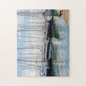 Hund am Paseo maritimo - Palma de Mallorca, Spanie Puzzle (Vertikal)