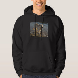 Hund am Strand Hoodie