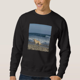 Hund am Strand Sweatshirt