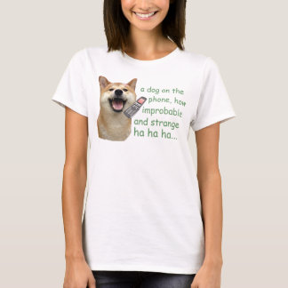 Hund am Telefon T-Shirt
