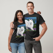 Hund American Eskimo T-Shirt (Unisex)