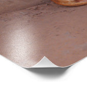 Hund an der Erholung Fotodruck (Ecke)