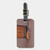 Hund an der Erholung Gepäckanhänger (Vorderseite vertikal)