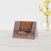 Hund an der Erholung Karte (Gelbe Blume)