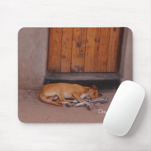 Hund an der Erholung Mousepad (Mit Mouse)