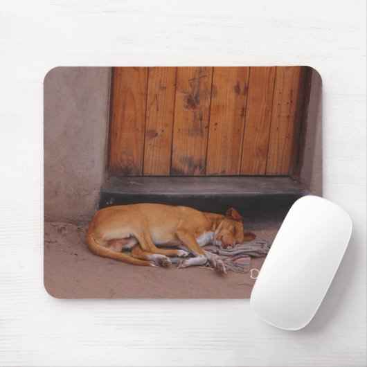 Hund an der Erholung Mousepad (Mit Mouse)