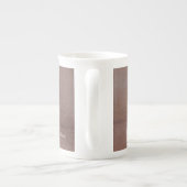 Hund an der Erholung Porzellantasse (Rückseite)