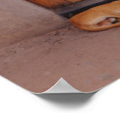 Hund an der Erholung Poster (Ecke)