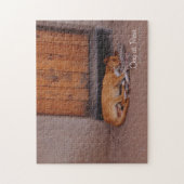 Hund an der Erholung Puzzle (Vertikal)