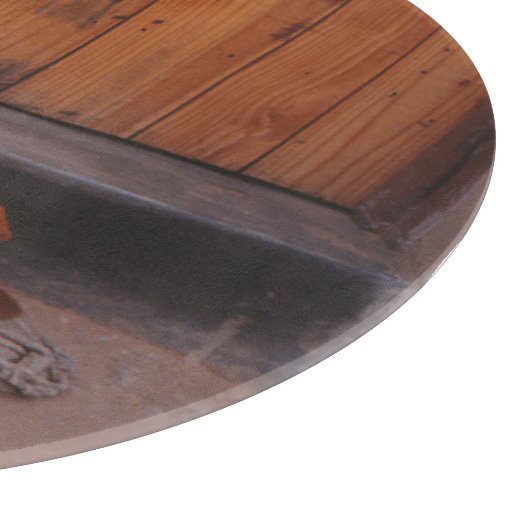 Hund an der Erholung Schneidebrett (Ecke)