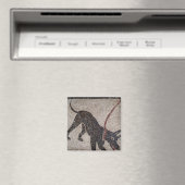 Hund an der Leine aus Pompeji Magnet (In Situ (Geschirrspüler))
