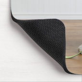 Hund an der Leine Mousepad (Ecke)
