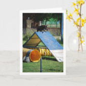 Hund an der Schulungsschule Karte (Gelbe Blume)