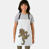 Hund an der Yoga-Fitness Schürze (Insitu)